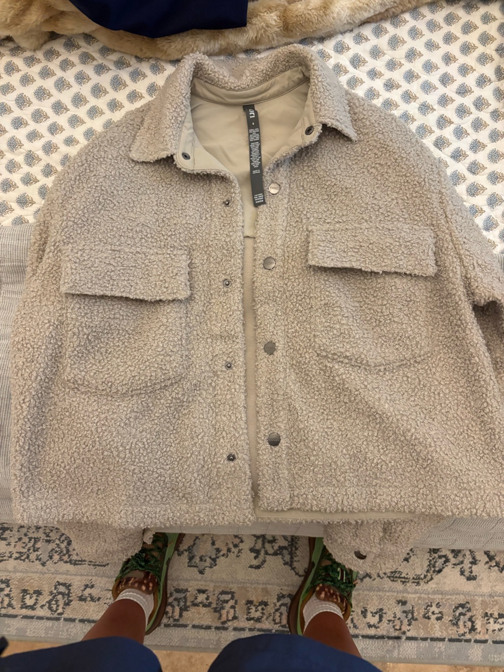 Vuori Cozy Sherpa Jacket - Beige